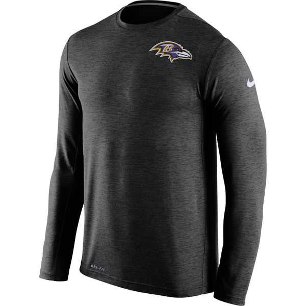 Men's Baltimore Ravens Nike Black Dri FIT Touch Long Sleeve Performance T-Shirt,We sell and wholesale Men's Baltimore Ravens Nike Black Dri FIT Touch Long Sleeve Performance T-Shirt on line form chian!